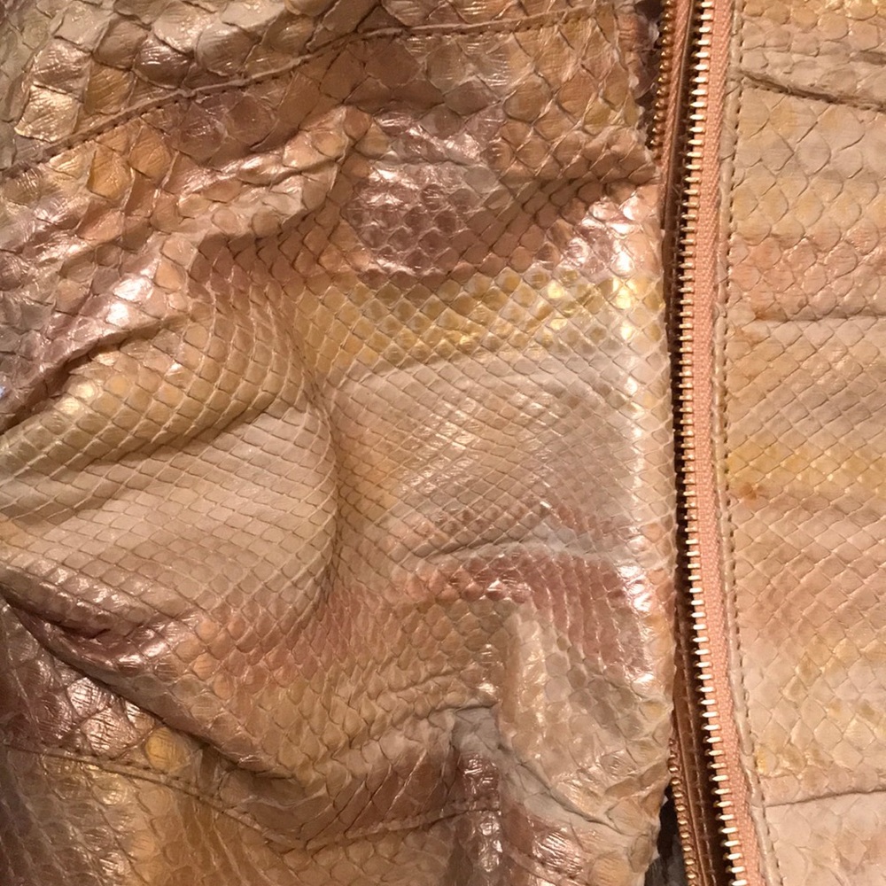 Elie Tahari Python Oversized Clutch! - image 4
